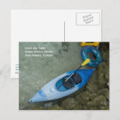 Carte postale Kayak & Tubes (Devant / Derrière)