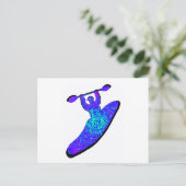 Carte Postale Kayak We CRAZY (Debout devant)