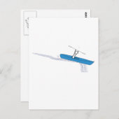 Carte Postale Kayaker sur l'eau (Devant / Derrière)