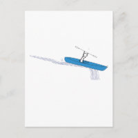 Kayaker sur l'eau