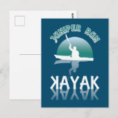 Carte Postale Kayaking Juniper Run - Kayak (Devant / Derrière)