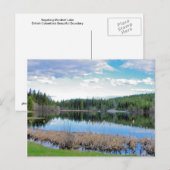 Carte Postale Kayaking Marshall Lake - Limite de la Colombie-Bri (Devant / Derrière)