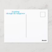 Carte Postale Kayaking Through the Mangroves Florida Adventure (Dos)