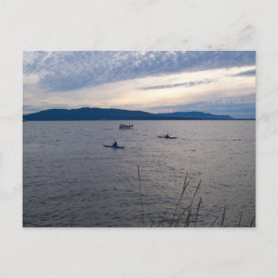 CARTE POSTALE KAYAKS SUR BELLINGHAM BAY