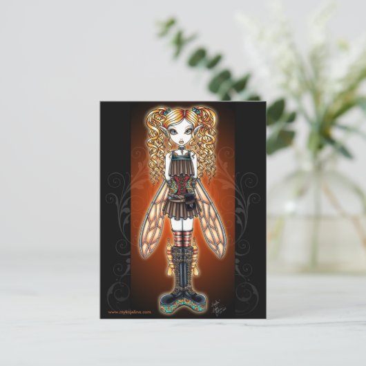 Carte postale "Kayla" Steampunk Fairy (Debout devant)