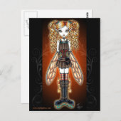 Carte postale "Kayla" Steampunk Fairy (Devant / Derrière)