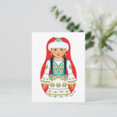 Carte postale kazakh Matryoshka (Debout devant)