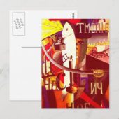 Carte Postale Kazimir Malevich - Anglais à Moscou (Devant / Derrière)