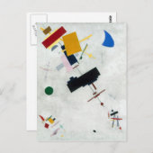 Carte Postale Kazimir Malevich Art (Devant / Derrière)