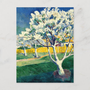 Carte Postale Kazimir Malevich art : Pommier en fleurs