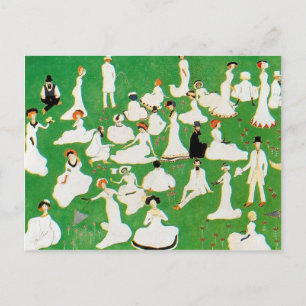 Carte Postale Kazimir Malevich - Repos. Société aux chapeaux sup