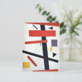 Carte Postale Kazimir Malevich - Suprématisme (Debout devant)