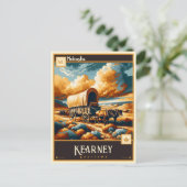 Carte Postale Kearney, Nebraska | VINTAGE (Debout devant)