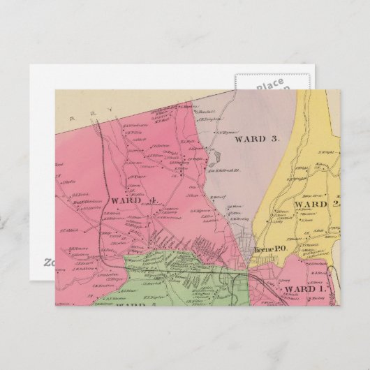 Carte Postale Keene, Cheshire Co (Devant / Derrière)