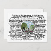 Carte Postale Keene, NH - Maintenant et puis (Devant / Derrière)