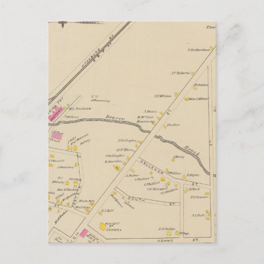 Carte Postale Keene, Ward 1 (Devant)