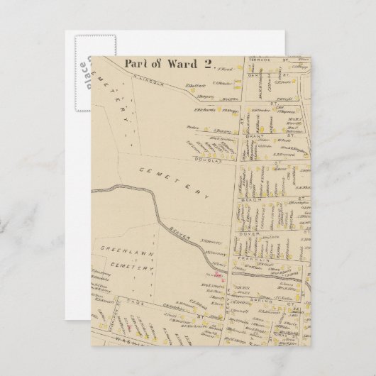 Carte Postale Keene, Ward 2 (Devant / Derrière)