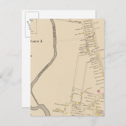 Carte Postale Keene, Ward 4 (Devant / Derrière)