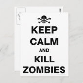 Carte Postale Keep calm (Devant / Derrière)