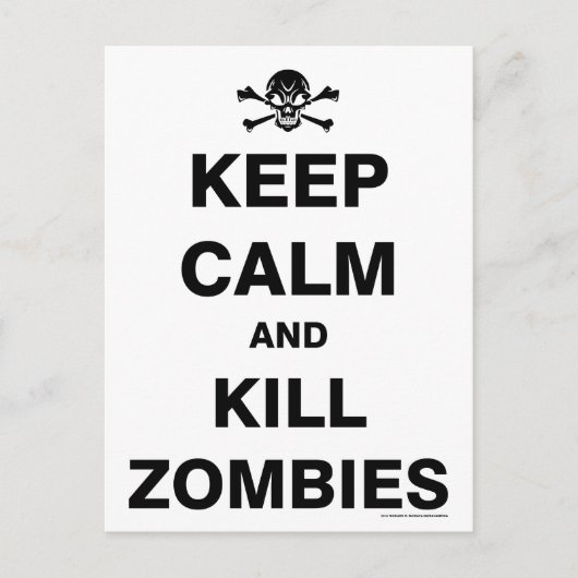 Carte Postale Keep calm (Devant)