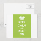 Carte Postale Keep-Calm-And-Keep-On.pdf (Devant / Derrière)