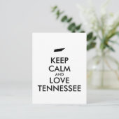 Carte Postale KEEP CALM et LOVE TENNESSEE (Debout devant)