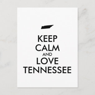 Carte Postale KEEP CALM et LOVE TENNESSEE