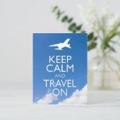 CARTE POSTALE KEEP CALM ET TRAVEL (Debout devant)