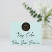 Carte Postale Keep calm. Passer vos examens (Debout devant)