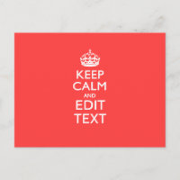 KEEP CALM personnalisé et avoir votre texte sur Co