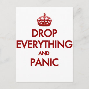 Carte Postale Keep calm? Pfft !