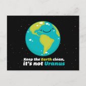 Carte Postale Keep The Earth Clean (Devant)