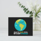 Carte Postale Keep The Earth Clean (Debout devant)