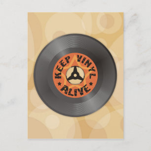 Carte Postale Keep Vinyl Alive