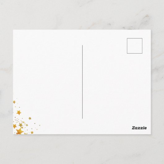 Carte Postale Keeping in Touch | Fairy and Gold Dust (Dos)