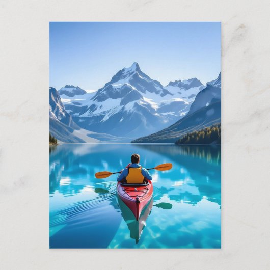Carte Postale Keeping in Touch | Kayaking in Mountains (Devant)
