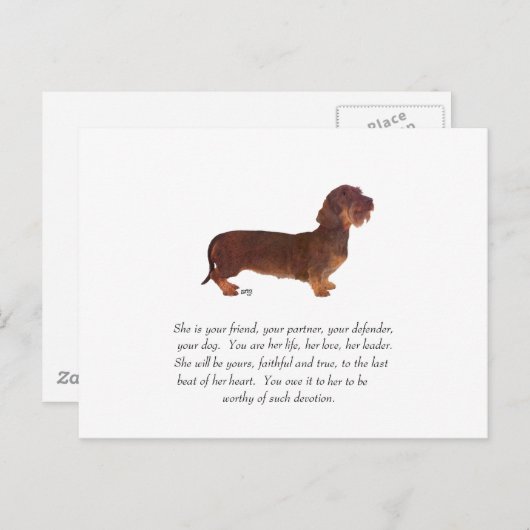 Carte Postale Keepsake (Devant / Derrière)