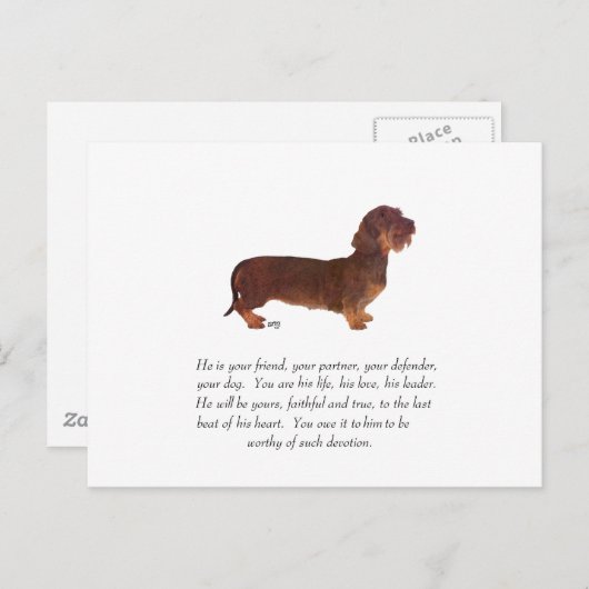 Carte Postale Keepsake (Devant / Derrière)