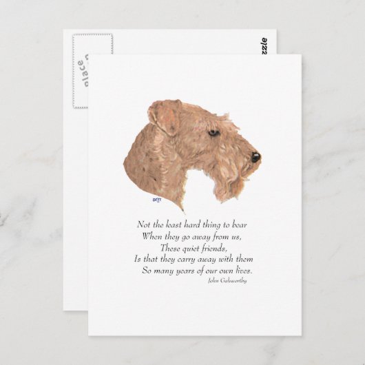 Carte Postale Keepsake (Devant / Derrière)