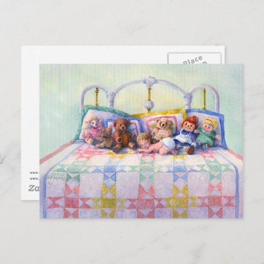 Carte Postale KEEPSAKES par SHARON SHARPE (Devant / Derrière)