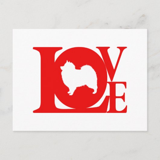 Carte Postale Keeshond (Devant)