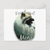 Carte Postale Keeshond Maman 2 (Devant)