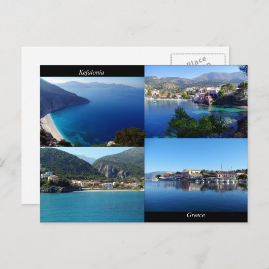 Carte Postale Kefalonia - Grèce (Devant / Derrière)