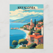 Carte Postale Kefalonia, Grèce Illustration (Devant)