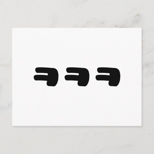 Carte Postale KEKEKEKE ㅋ ㅋ ㅋ coréen Slang (Devant)