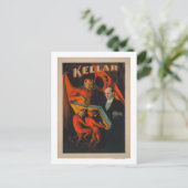 Carte Postale Kellar Devil et les démons avec l'affiche du livre (Debout devant)