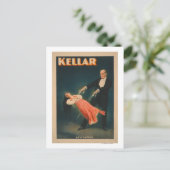 Carte Postale Kellar Levitation Affiche magique #2 (Debout devant)