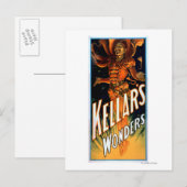 Carte Postale Kellar's Wonders habillés comme Devil Magic (Devant / Derrière)