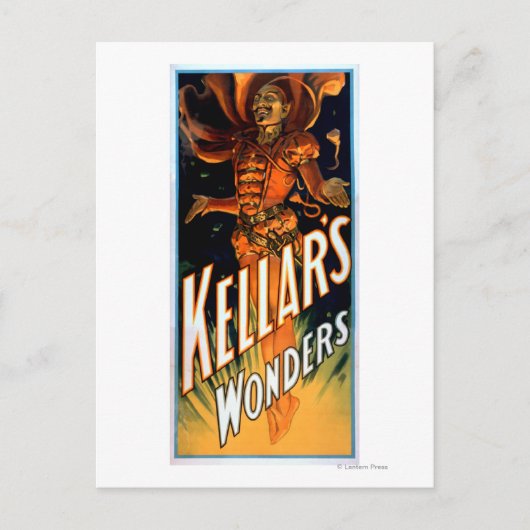 Carte Postale Kellar's Wonders habillés comme Devil Magic (Devant)
