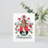 Carte Postale Kellermann Family Crest (Debout devant)